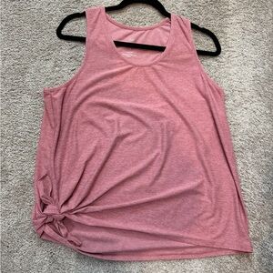 Wander Women's Pink Tank Top with Side Tie